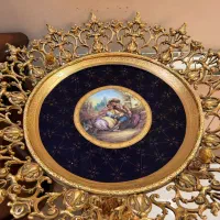 میوه خوری پایه دار طلایی