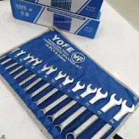 آچار یکسر رینگی یکسر تخت کروم وانادیوم یوفی YOFE