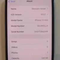 اپل iPhone 13 mini با حافظهٔ ۱۲۸ گیگابایت|موبایل|کهریزک, |دیوار