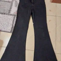 شلوار دمپا ذغالی ریش دار