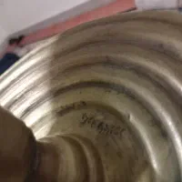 قلیان بلند برنجی قدیمی یه دست شمش سنگین|کلکسیون اشیاء عتیقه|ری, صفاییه (چشمه علی)|دیوار