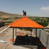 ساخت و نصب انواع سقفهای شیبدار آلاچیق لنب فلاشینگ|خدمات پیشه و مهارت|لواسان, |دیوار