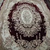 دو عدد قالی 6 متری نخی در حد نو|فرش|فلاورجان, |دیوار