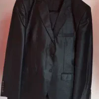 کت و شلوار مشکی سایز 50 برندِ معتبر گاندو کاملا نو