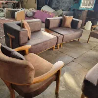 ۴۴۷۶مبل،لال،چوب راشی،فوم سرد، تولیدی انصاری۸۷۹|مبلمان خانگی و میز عسلی|دوگنبدان, |دیوار