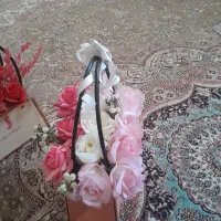 دوتا سبد گل زیبا مصنوعی|گل مصنوعی|ری, شهید بهشتی|دیوار