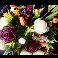 میوه ارایی وتزیینات یلدایی حکاکی هندوانه و کدو|خدمات پذیرایی، مراسم|زرند, |دیوار