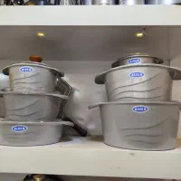 فروش ویژه قابلمه در همه مدل چدن گرانیتی . تفلون ..|ظروف پخت‌وپز|قم, نیروگاه|دیوار