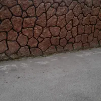 سیمانکاری طرح دار و ساده