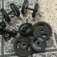 وزنه و دمبل و هالتر و کش ورزشی|تجهیزات ورزشی|بهشهر, |دیوار