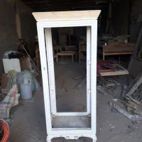 گنجه چوب منبت کنارمبلی جمع جور|بوفه، ویترین، کنسول|مشهد, شایه|دیوار