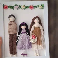 هدیه ماندگار هدیه تولد عروسک مکرومه اقتصادی