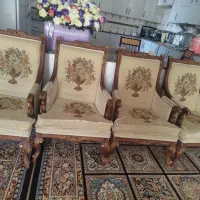 مبل 7 نفره تر وتمیز|مبلمان خانگی و میز عسلی|باغ ملک, |دیوار