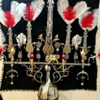 علم سردمی   پنج تیغه  شبکه ای   ساخت گل بابا