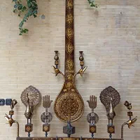 علامت فولادی نقره کوبی شده بسیار زیبا