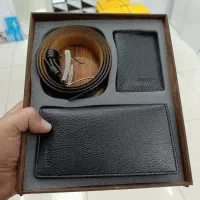 ست کادویی کیف و کمربند روما چرم