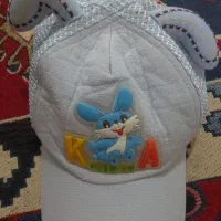 کلاه آبی بچگانه کلاه لبه دار
