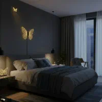 چراغ خواب پروانه LED کیان لایت(با گارانتی یک ساله)|چراغ خواب و آباژور|اصفهان, خانه اصفهان|دیوار