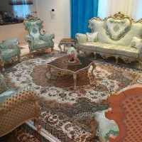 ست کامل مبل و میزناهارخوری تمام استیل