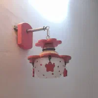 لوستر دخترانه همراه با دیوار کوب|لوستر و چراغ آویز|قم, انسجام|دیوار