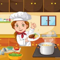 آشپز خانم برای منزل