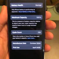 اپل iPhone 16 با حافظهٔ ۱۲۸ گیگابایت|موبایل|تهران, مسعودیه|دیوار