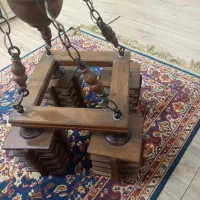 لوستر چوبی