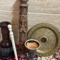 قلیون پایه چوب