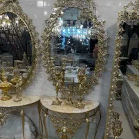 آینه کنسول برنز ۱۲۰دوبل گل(ایرانیان)