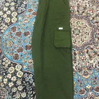 شلوار بگ سبز چریکی سایز بزرگ