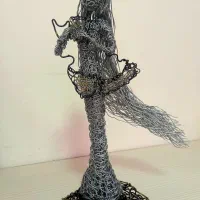 مجسمه های سیمی