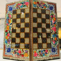 تخته نرد خاتم کاری طرح گل و طاووس|اسباب‌‌بازی|تهران, چیتگر جنوبی|دیوار