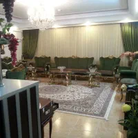 مبلمان ۹نفره ورق طلا با میز ناهارخوری ۸نفره