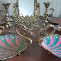 هفت سین برنجی  و ظروف مسی