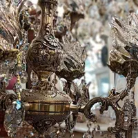 لوستر 20 شاخه ای برنج