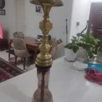 قلیان برنجی مستحکم قدیمی درحد