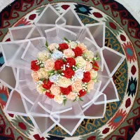 دسته گل وباکس ویژه خواستگاری نامزدی تولدو مراسم|گل مصنوعی|شیراز, محراب|دیوار