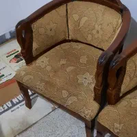 مبل ۷ نفره تمیز، چوب سالم