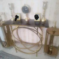 میزکنسول فلزی به همراه دو میز
