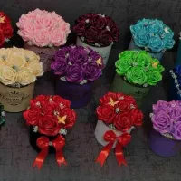 ساخت گل روبانی در همه مدل و رنگ