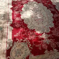 قالی 12متری نگین ابریشم کاشان 500شانه در شهرضا|فرش|اصفهان, شهرستان|دیوار