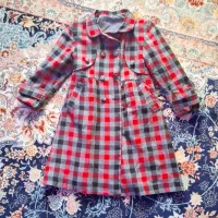 پالتو دخترانه پشمی استر دار