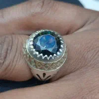 انگشتر موزانایت دودی(الماس روس)