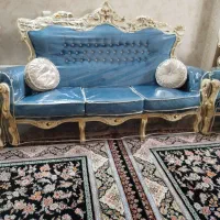 فروش مبل ونیز وعسلی هفت نفره و میز تلویزیون|مبلمان خانگی و میز عسلی|اسلام‌شهر, شهرک قائمیه|دیوار