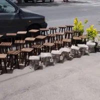 پایه گل چوبی یا استند کل