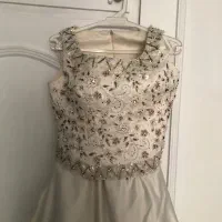 لباس عروس تاپ و دامن سایز ۳۸