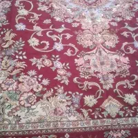 روفرشی ۱۲متری زری دار زرشکی و۶متری کرم