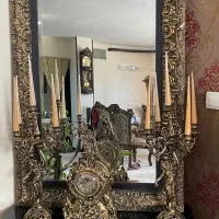 اینه کنسول شمعدانی