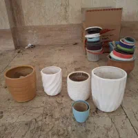 گلدان سرامیکی و پلاستیکی