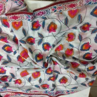 رومیزی هندی سوزن دوزی کار دست بسیار شیک فقط  ۳ت